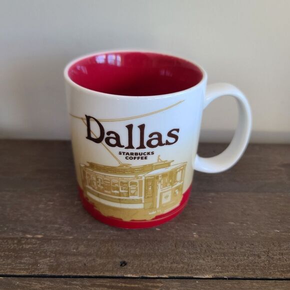 Starbucks Coffee Mug Collector Global Icon City Series Dallas 2009 16 oz - Picture 1 of 6